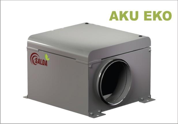 Вентилятор для круглых каналов в изолированном корпусе AKU 200 EKO